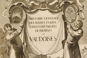 Page de titre, Histoire des Eglises Evangéliques des Vallées de Piémont