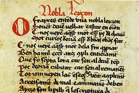 Manuscrit Nobla Leczyon
